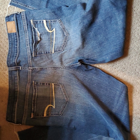 American Eagle Outfitters brand HIPSTER stretch jeans. Worn ONCE sz 14 - Picture 6 of 10
